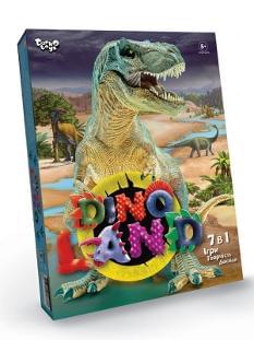 Ігровий набір для творчості Динозаври Dino Land 7 в 1 Danko Toys
