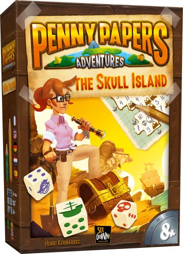 Настiльна гра Penny Papers: Skull Island
