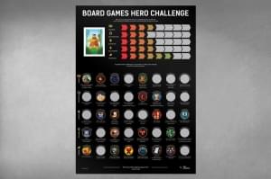 Набор Скретч-Постер Челлендж Героя Настольных Игр(Board Games Hero Challenge Scratch Poster)
