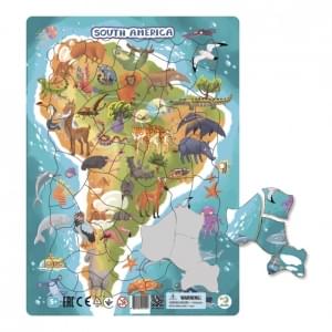 Пазл з рамкою Південна Америка Dodo Toys