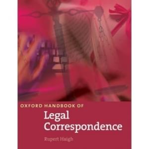 Oxford Handbook of Legal Correspondence Oxford University Press