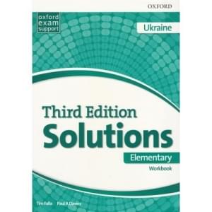 Solutions 3rd Edition Elementary Workbook Ukrainian Edition Oxford University Press
