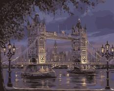 Картина за номерами - Міський пейзаж Лондон Тауерський міст (в коробці) Лавка Чудес (LC30039)
