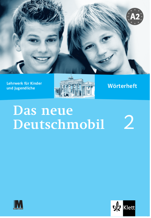 Клет Курс для вивчення німецької мови для дітей Зошит-словник Das Neue Deutschmobil 2 - Методика