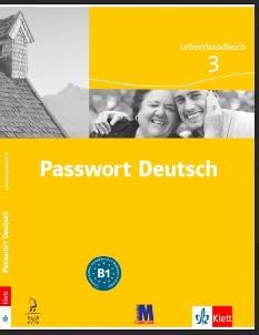 Клет Німецька мова для дорослих Книга вчителя Passwort Deutsch 3 Lehrerhandbuch - Методика