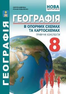 Кобернік Географія в опорних схемах, таблицях та картосхемах 8 клас - Абетка