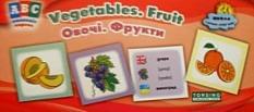Овочі та фрукти. Англійська мова. Картки