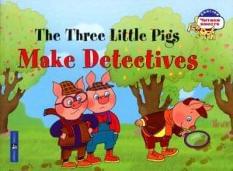 The three little pigs make detectives. Три поросёнка становятся детективами
